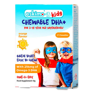 Eskimo Kids Chewable DHA 27 Tablets