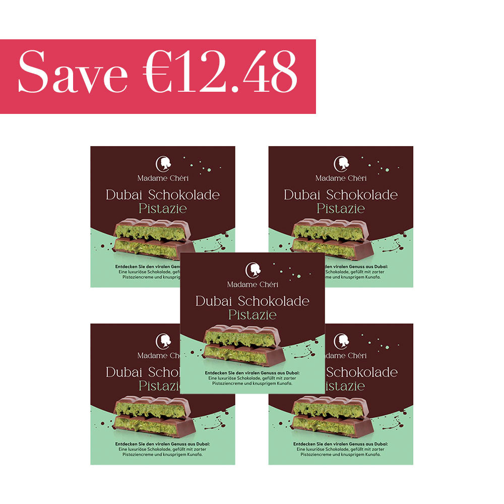 Dubai Chocolate Bar 100g x5