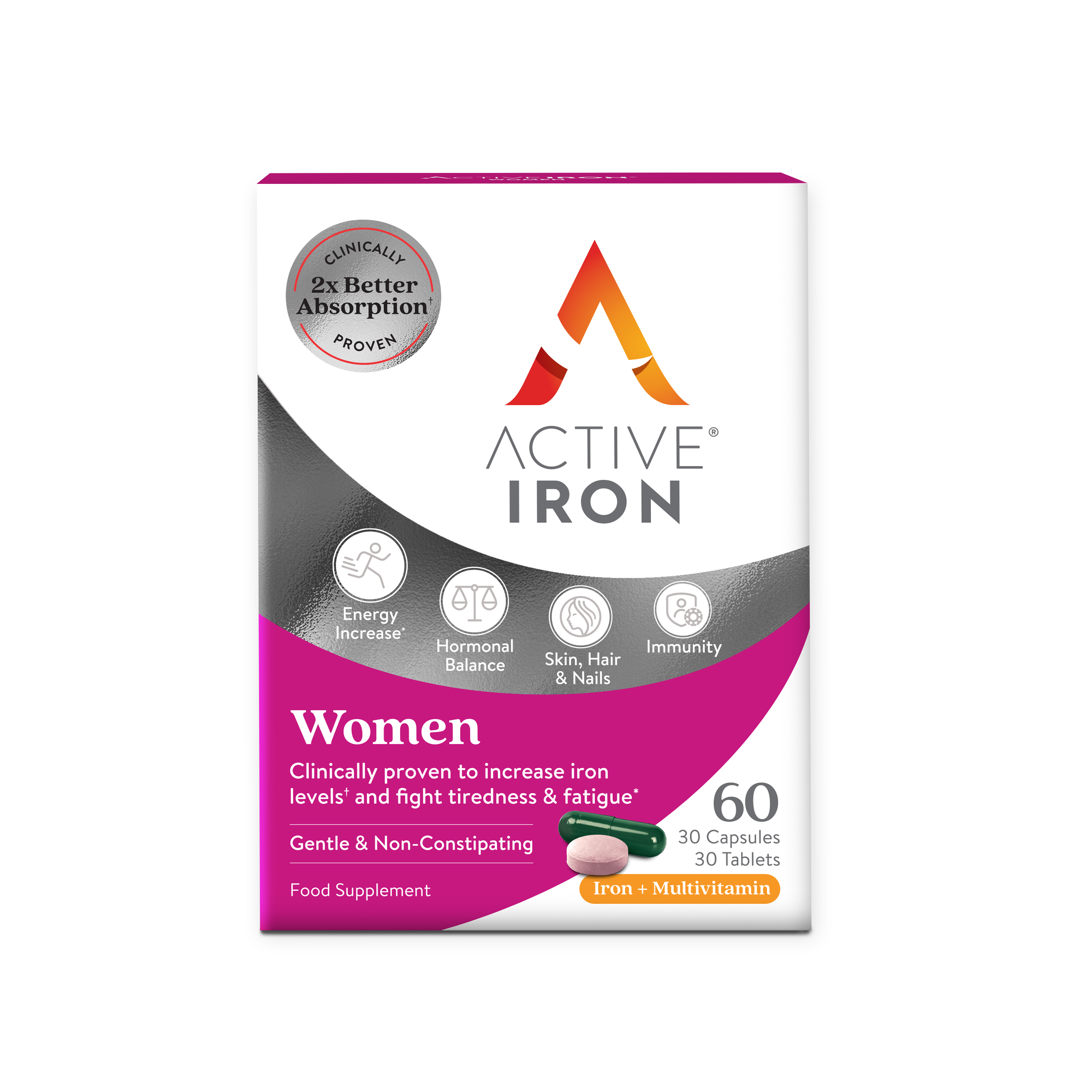Active Iron For Women 60 Capsules