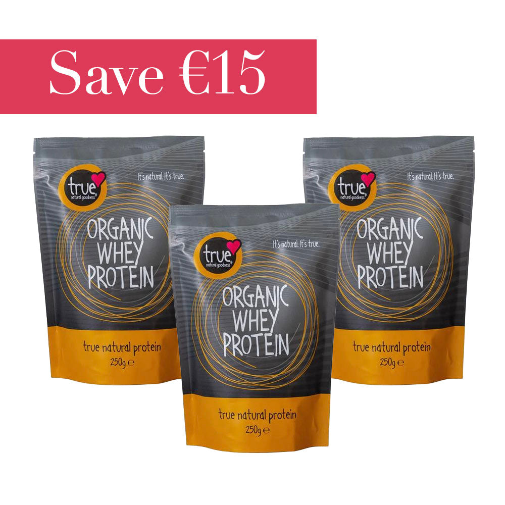 True Natural Goodness Whey Protein 250g x3 Bags - Save €15
