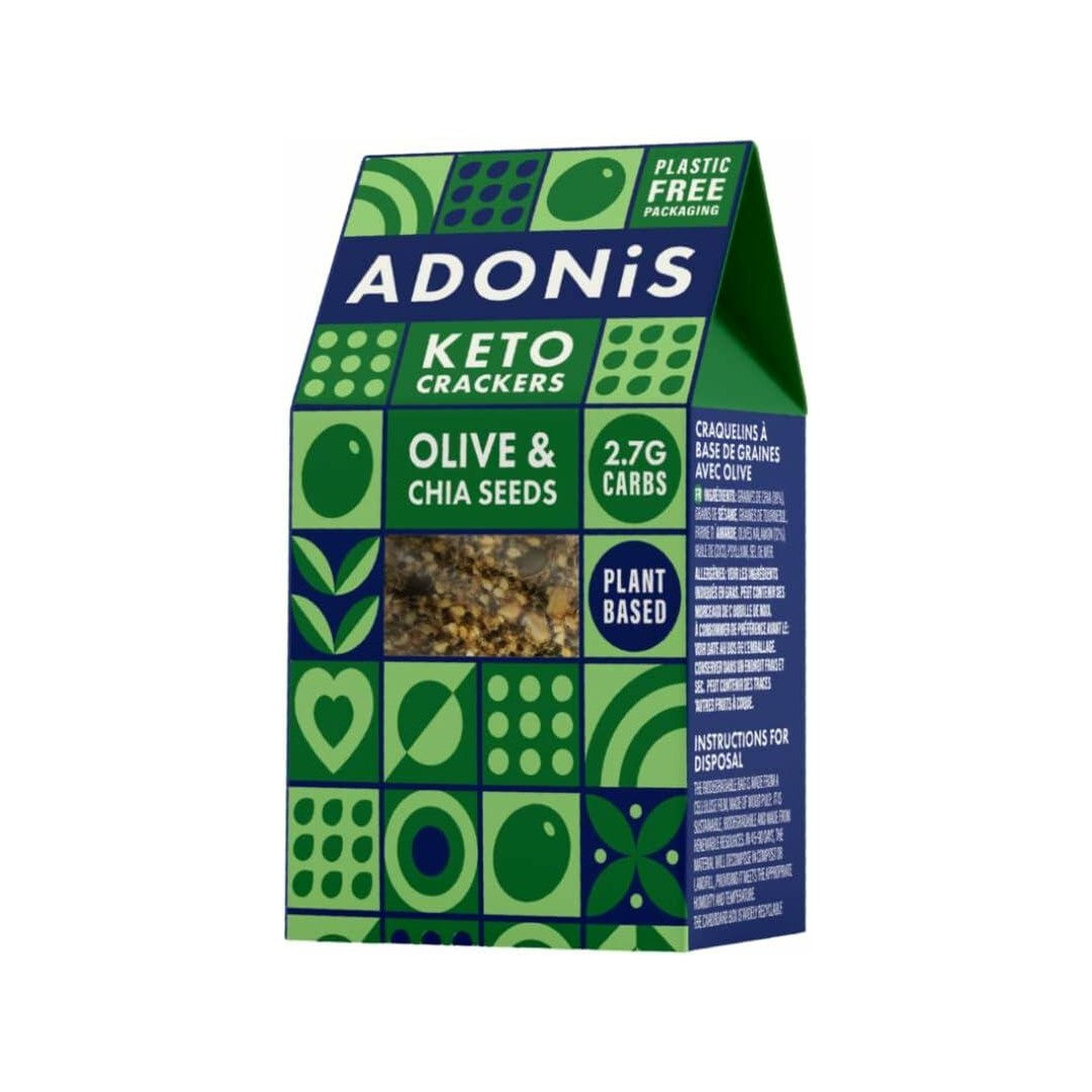 Adonis Olive Chia Keto Crackers
