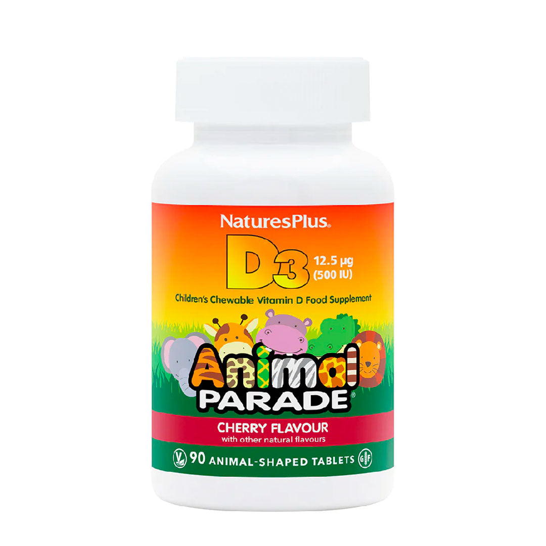Nature's Plus Animal Parade Vitamin D3 90 Tablets