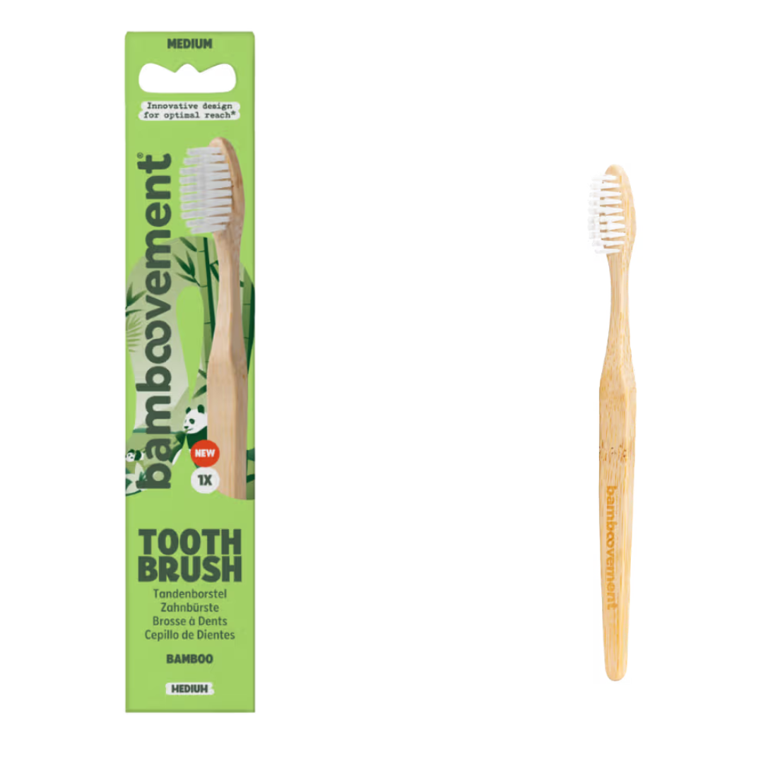 Bamboovement Medium  Bamboo Toothbrush