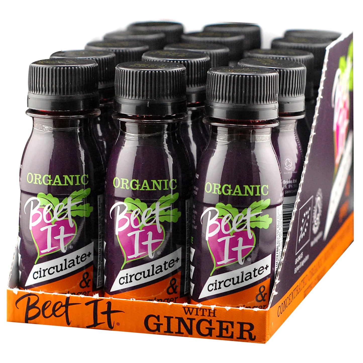 Beet It Organic Shot with Ginger 70ml X 15 Bottles