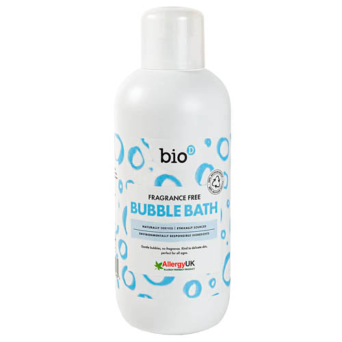 BioD Bubble Bath Fragrance Free 1L