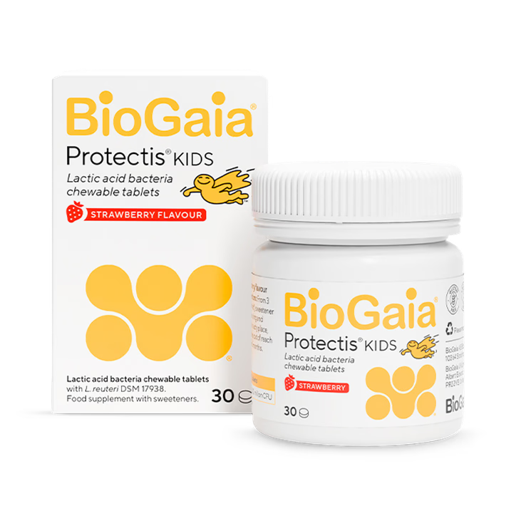 BioGaia Protectis Strawberry Kids Tablets 30s With Vitamin D