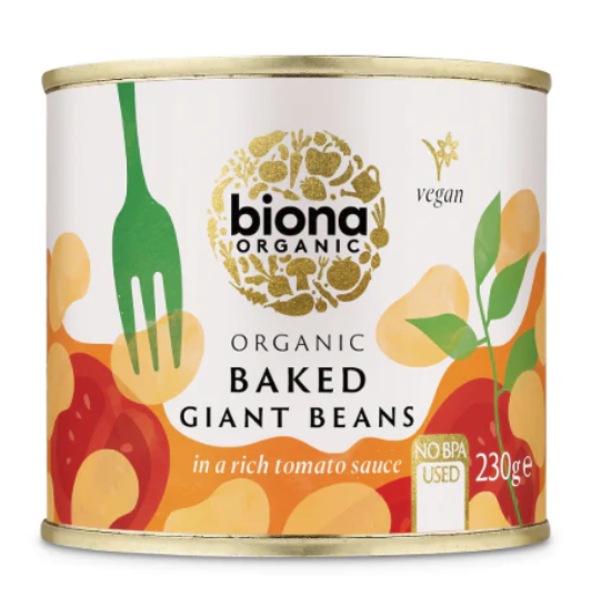 Biona Baked Giant Beans 230g