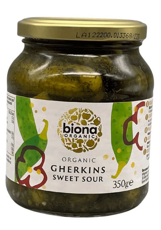 Biona Organic Gherkins Sweet Sour
