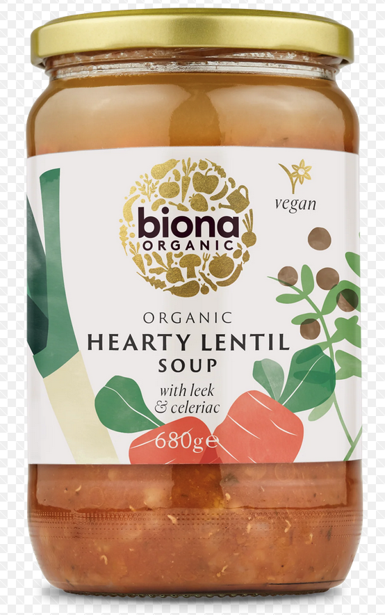 Biona OrganicHearty Lentil Soup 680g