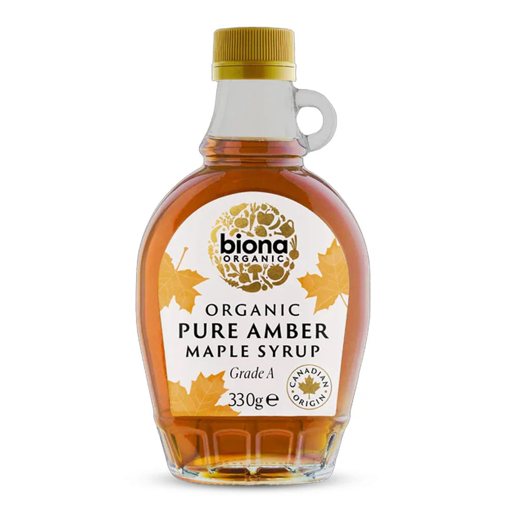 Biona Organic Pure Amber Maple Syrup - Grade A 330g