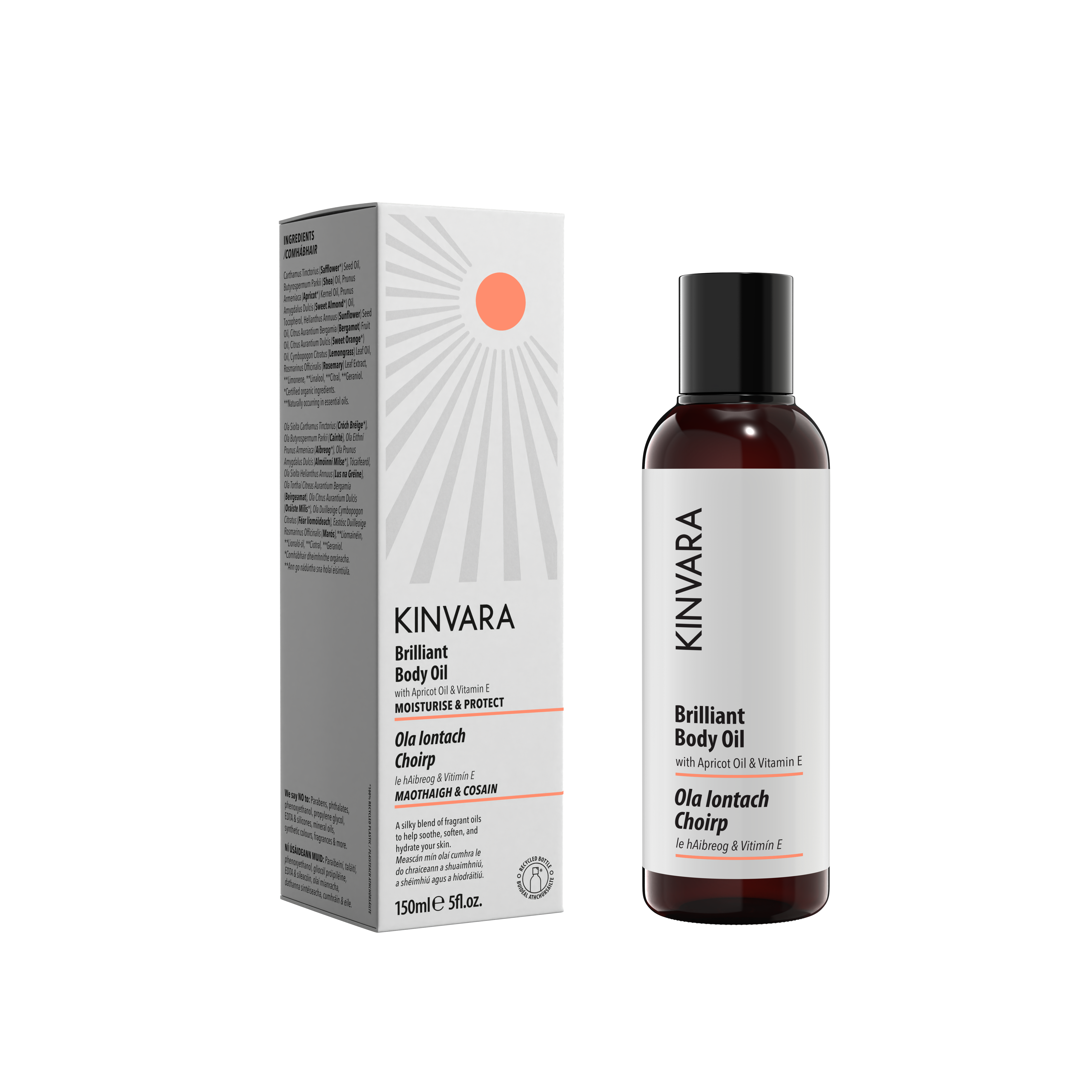 Kinvara Brilliant Body Oil 150ml