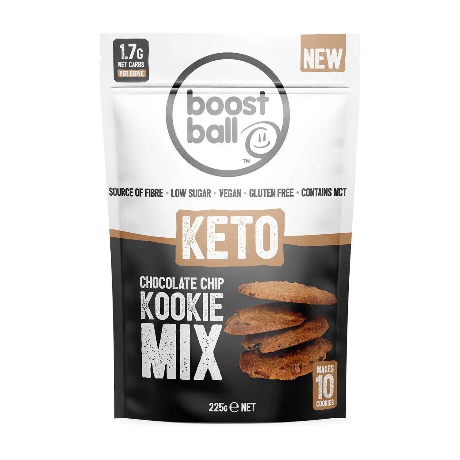 Boostball Keto Chocolate Chip Cookie Mix 225g