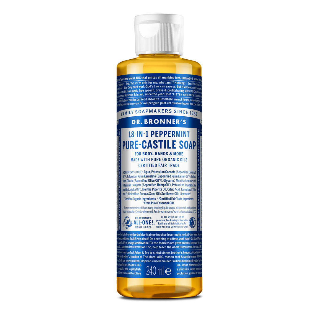 Dr. Bronner's Peppermint Castille Soap 240ml