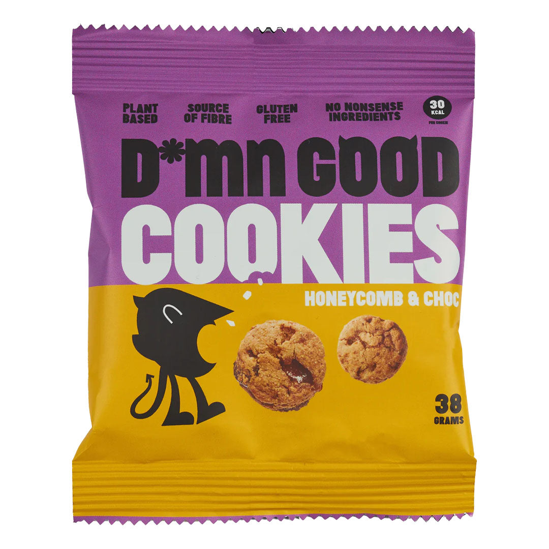 D*mn Good Cookies Honeycomb & Choc Cookies 70g