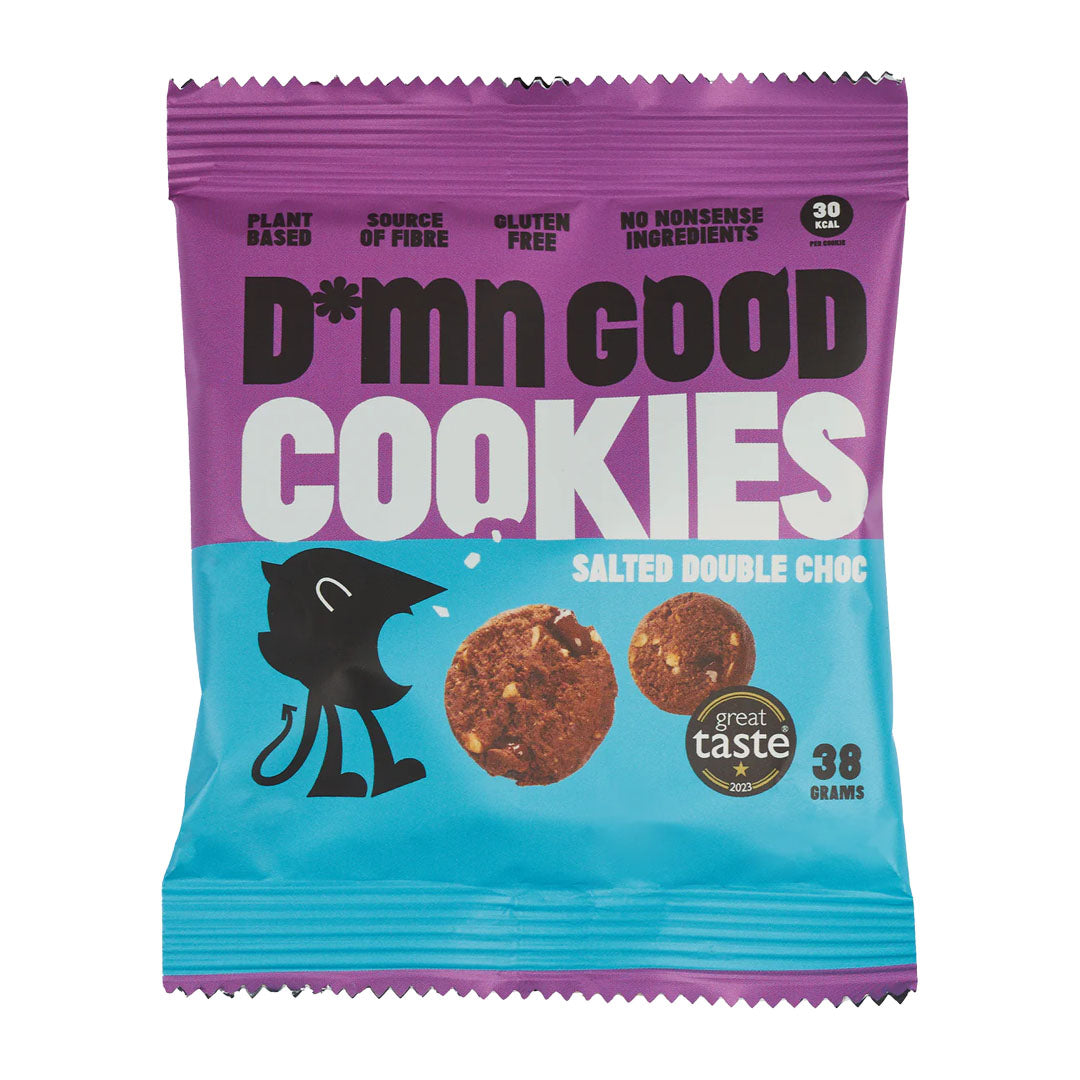 D*mn Good Cookies Salted Double Choc Cookies 70g