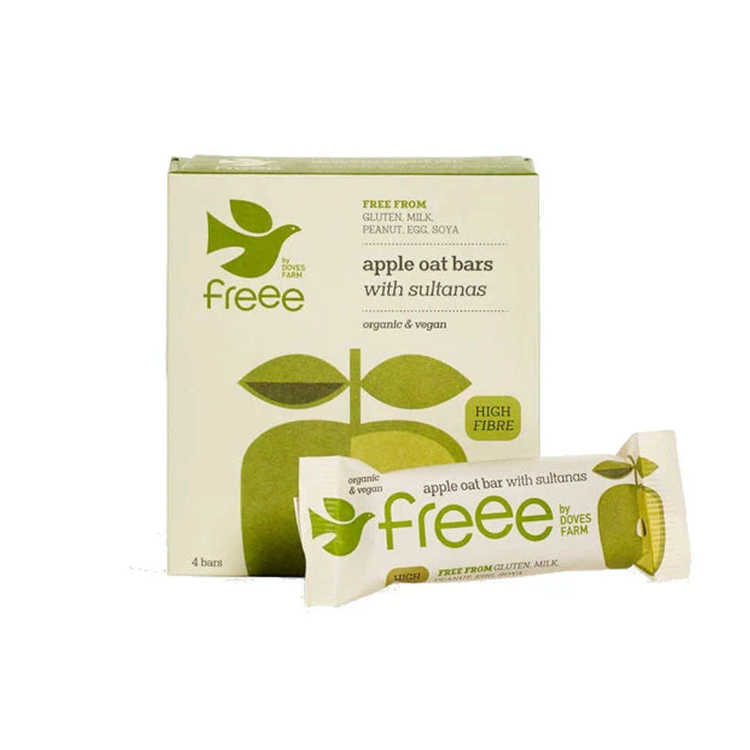 Doves Farm Apple & Sultana Bars 4 Pack