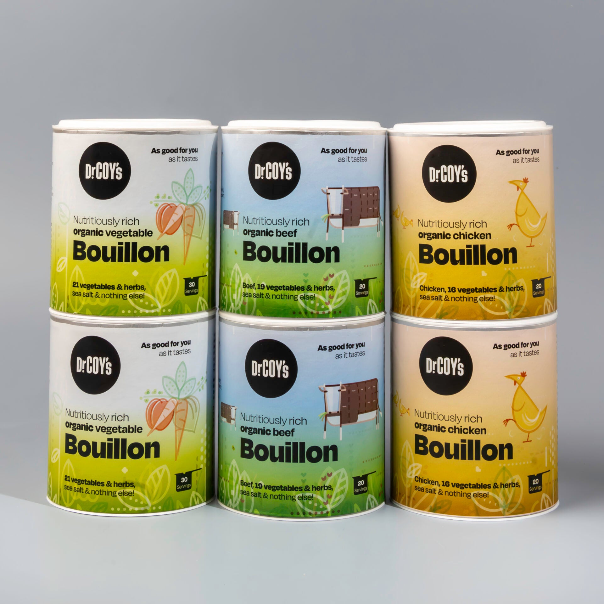 Dr Coy's Organic Bouillon Mixed Case