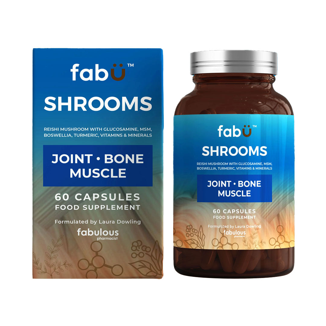 FabÜ Shrooms Joint Bone Muscle 60 Capsules