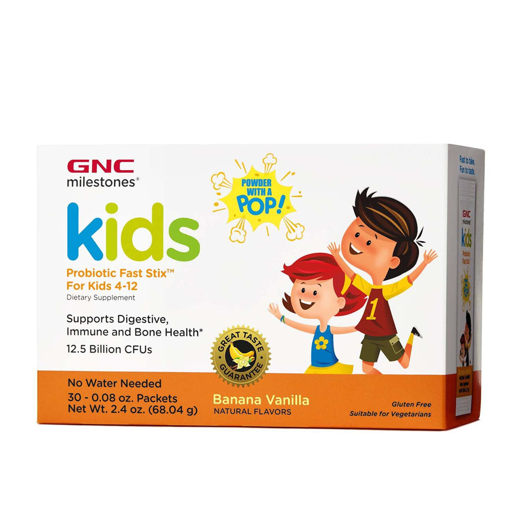 GNC Kids Microbio Complex Banana Vanilla 30 FastStix