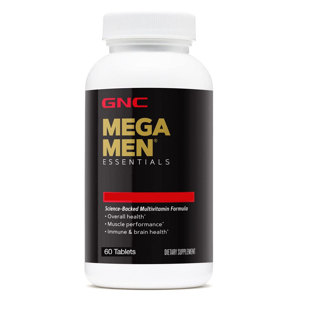 GNC Mega Men Iron Free Multivitamin 60 Tablets