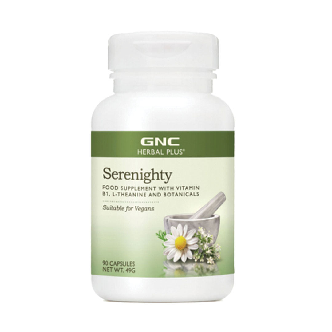 GNC Herbal Plus Serenighty 90 Capsules