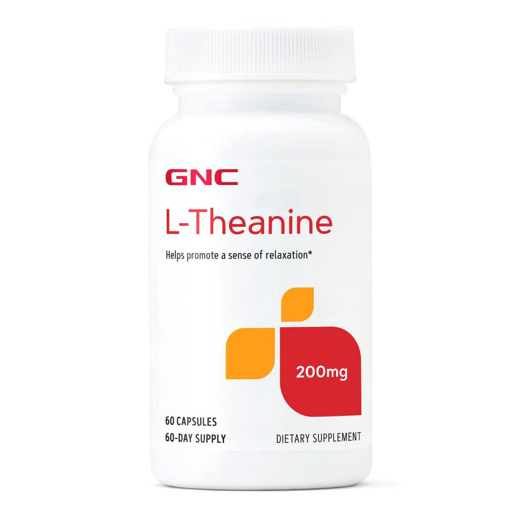 GNC L-Theanine 200mg 60 Capsules