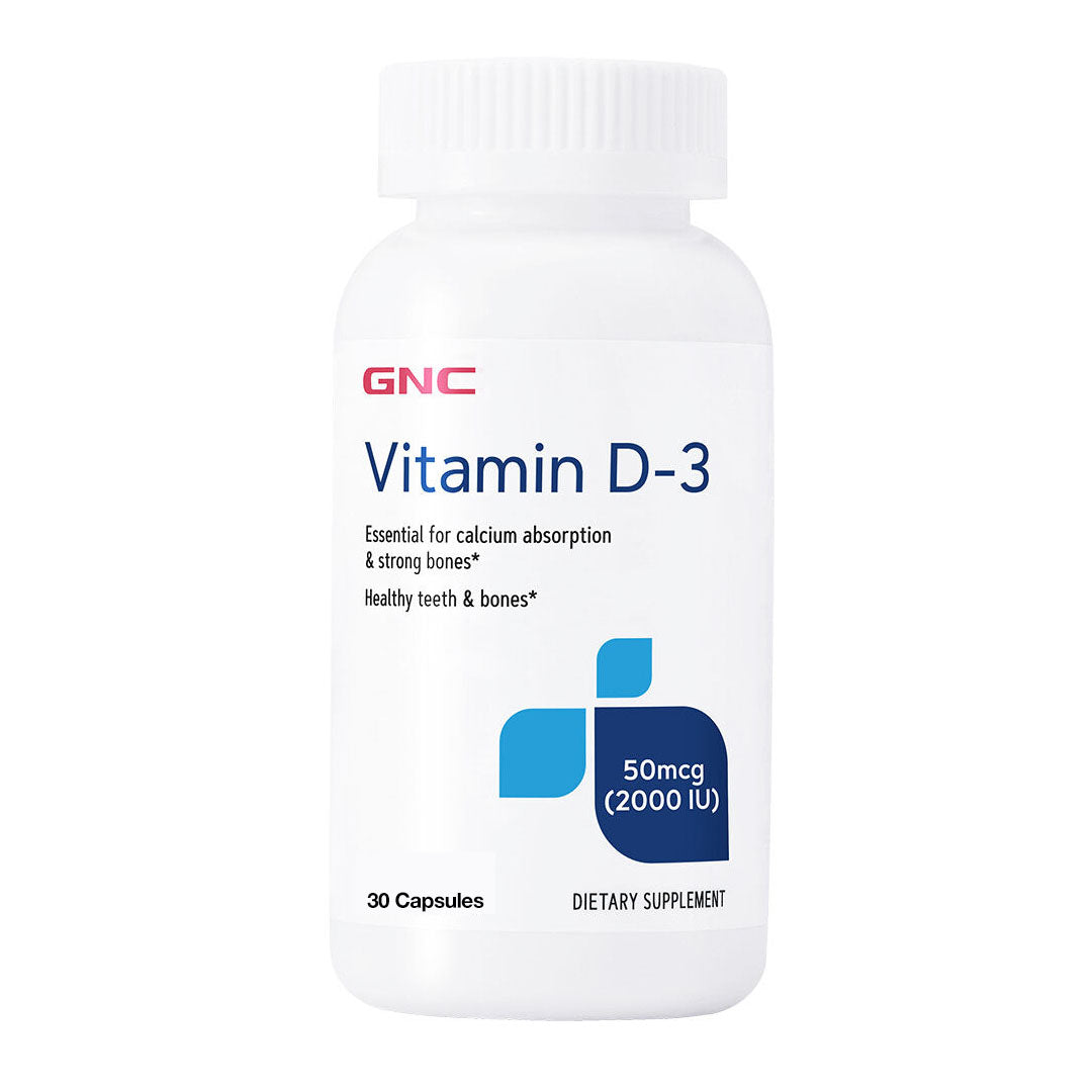 GNC Vitamin D3 2000IU 30 Capsules