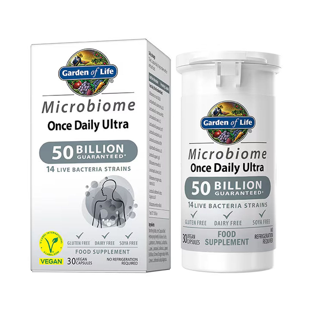 Garden of Life Microbiome Once Daily Ultra 50 Billion 30 Capsules
