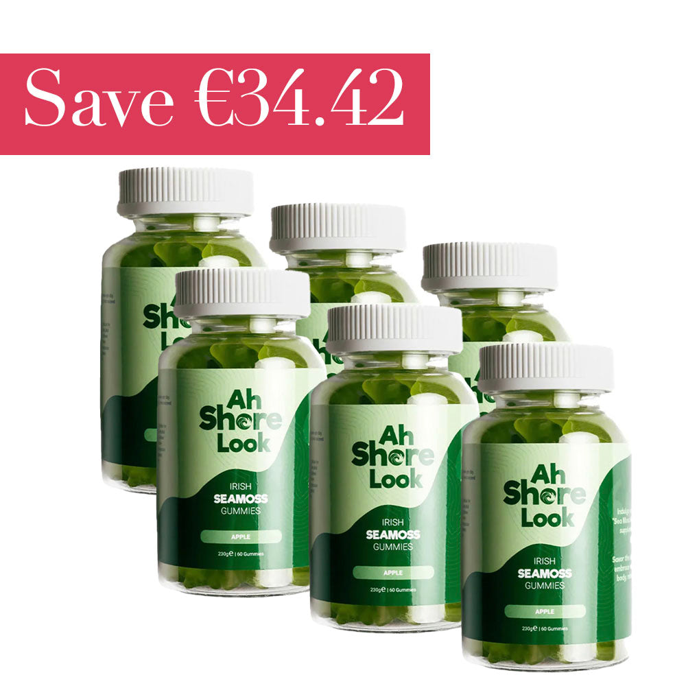 Ah Shore Look Sea Moss 60 Gummies x6 Month Bundle - Save €34.42