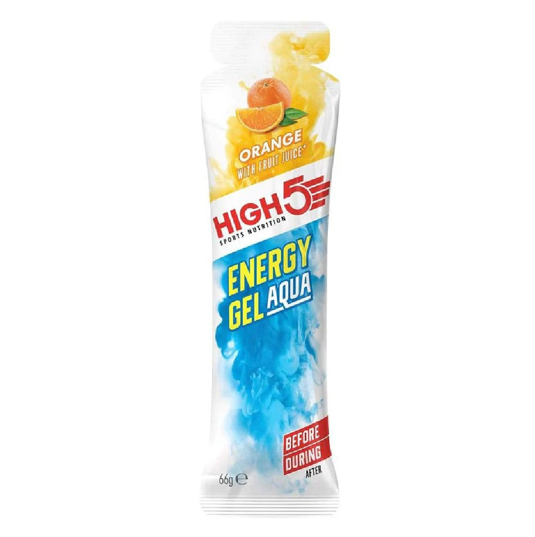 High 5 Energy Gel Aqua Orange Flavour 66g