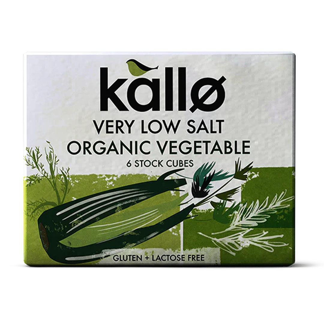 Kallo Very Low Salt Organic Vegetable 6 Cubes