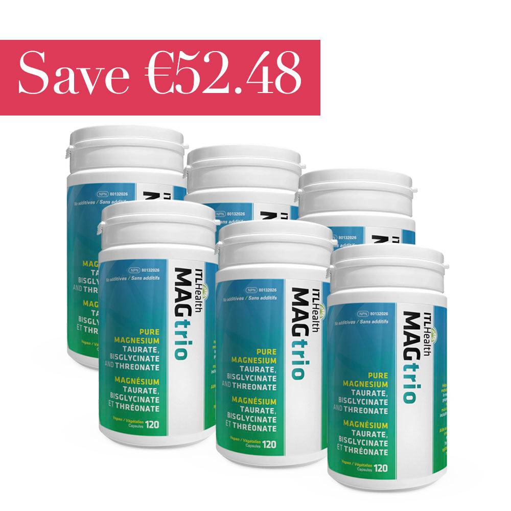 ITL Health MAGtrio 120 Capsules x6 Bottles - Save €52.48