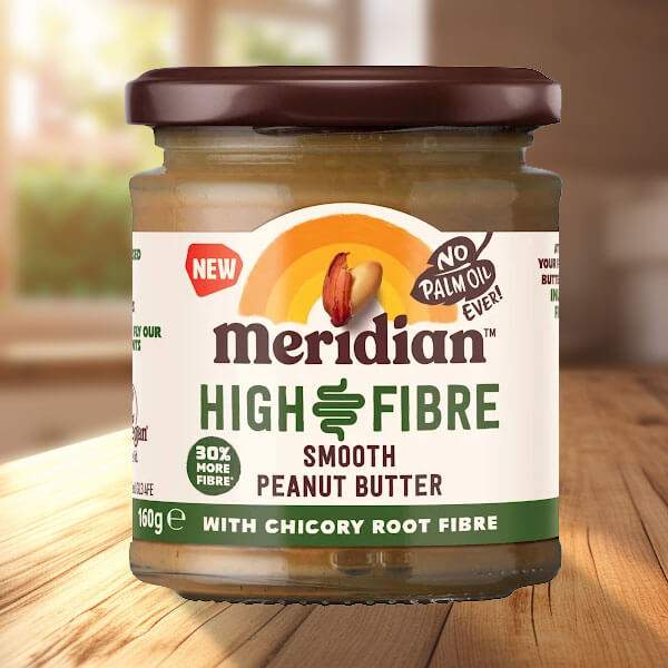 Meridian High Fibre Smooth Peanut Butter