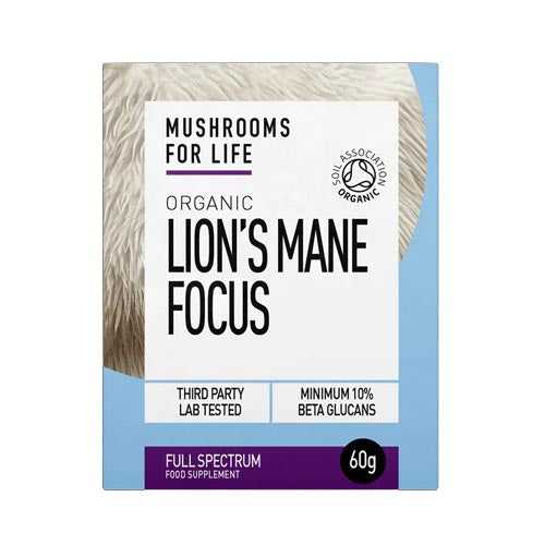 Mushrooms For Life Lion's Mane Focus 60g Powder