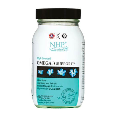 NHP Omega 3 Support 60 Capsules