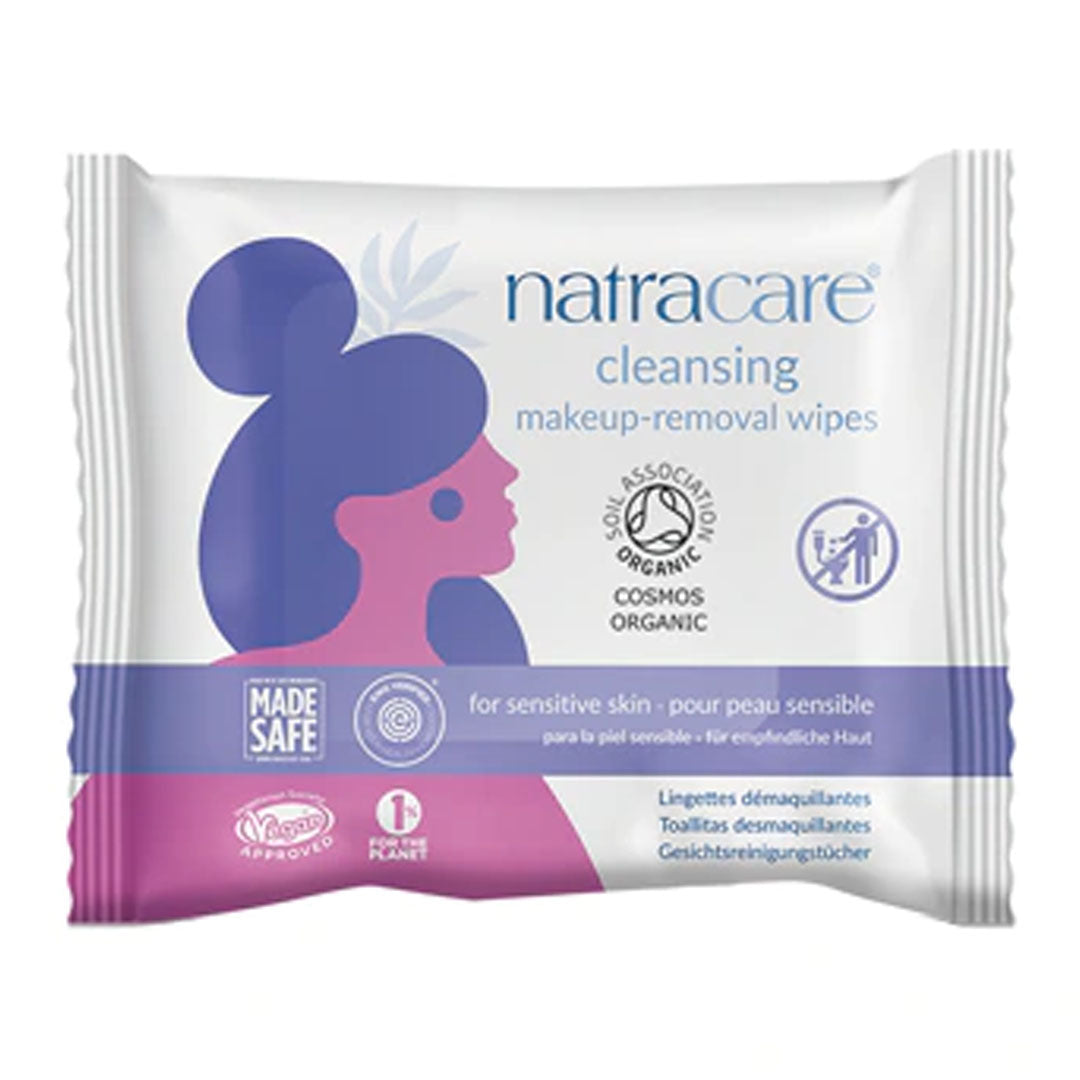 Natracare Organic Makeup Remover Wipes 20 Pack