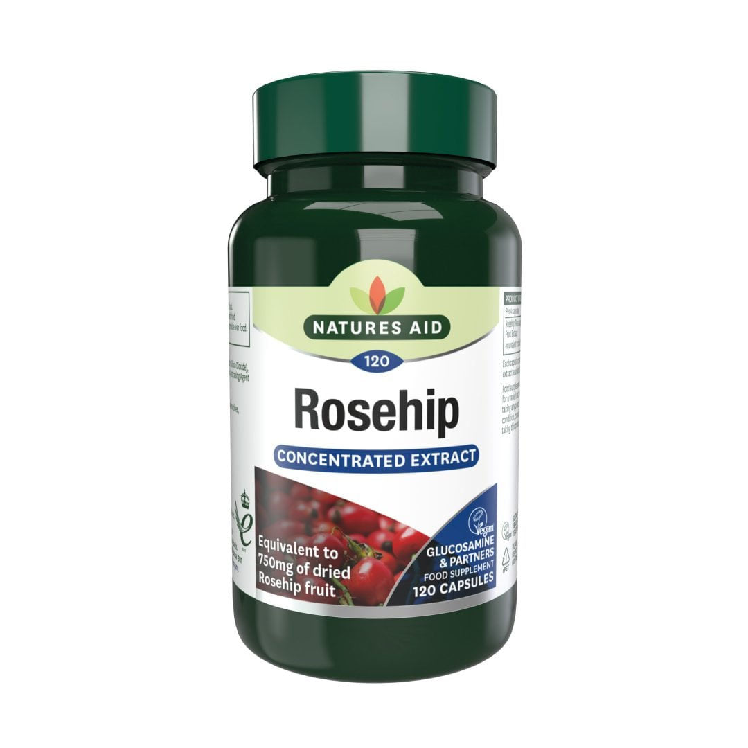 Nature's Aid Rosehip Extract 750mg 120 Capsules