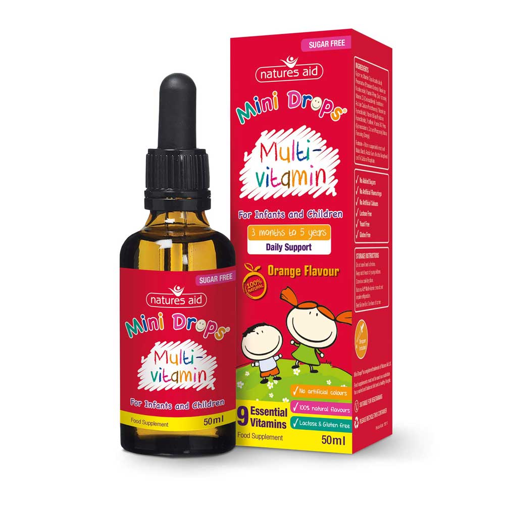 Natures Aid Mini Drops Multi-Vitamin