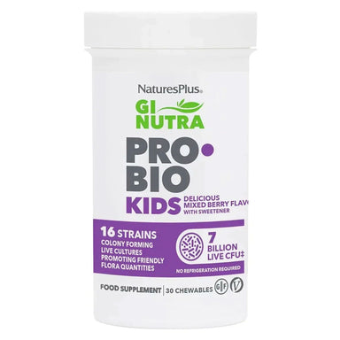 Nature's Plus GI Nutra Pro Bio Kids 30 Chewables