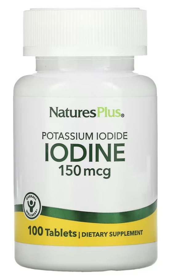 Natures Plus Iodine 100 Tablets