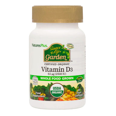 Nature's Plus Source of Life Garden Vitamin D3 60 Capsules