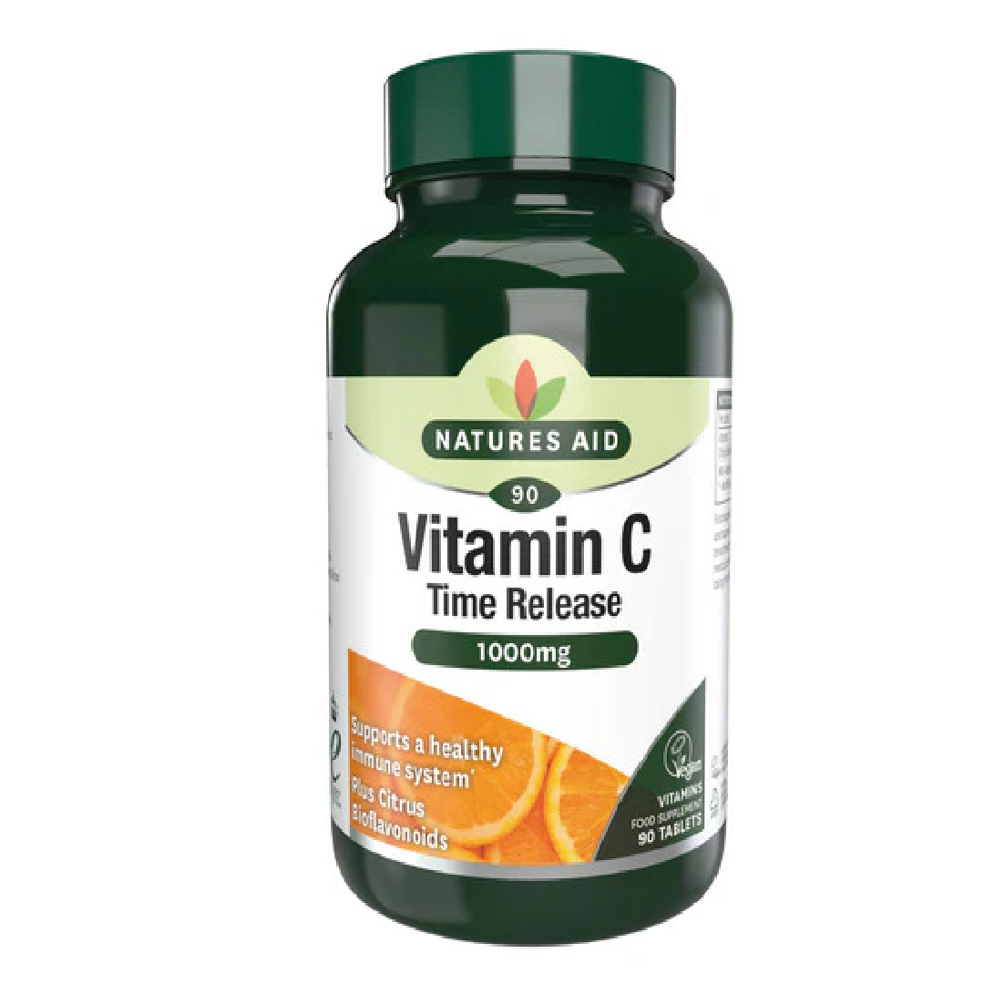 Nature's Aid Vitamin C 90 Tablets Time Release