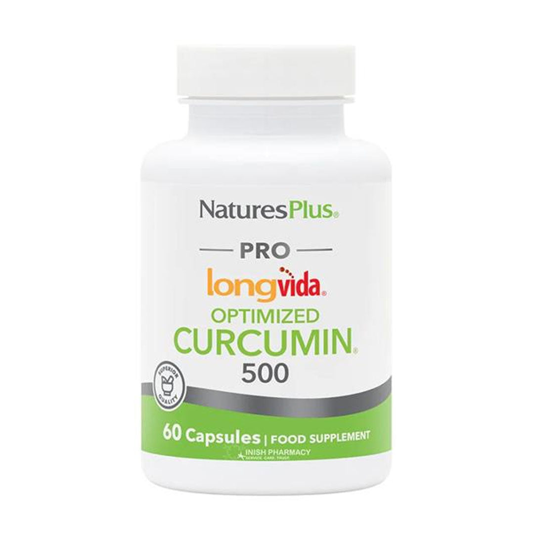 Natures Plus Longvida Curcumin 500mg 60 Capsules