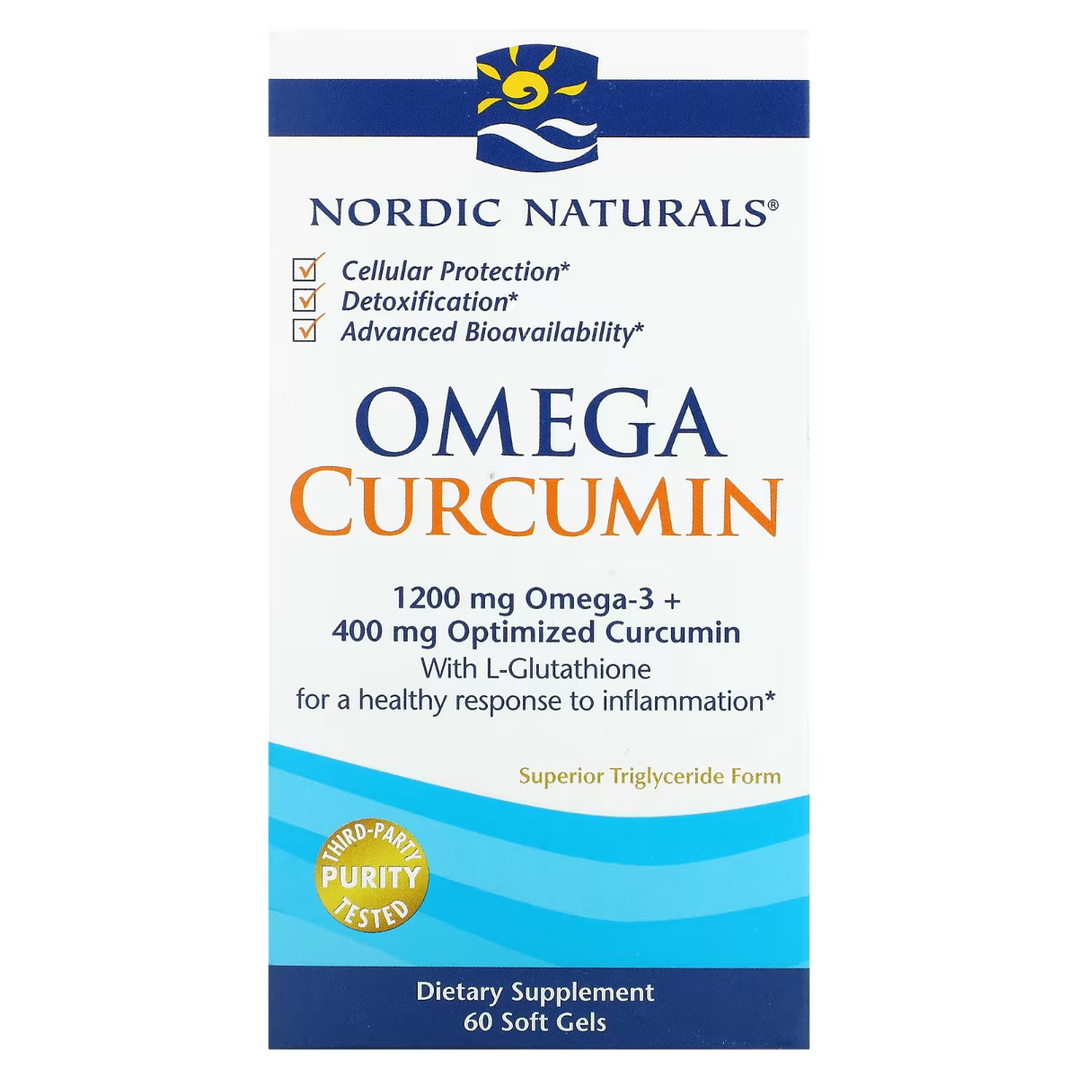 Nordic Natural Omega Curcumin 60 Soft Gels