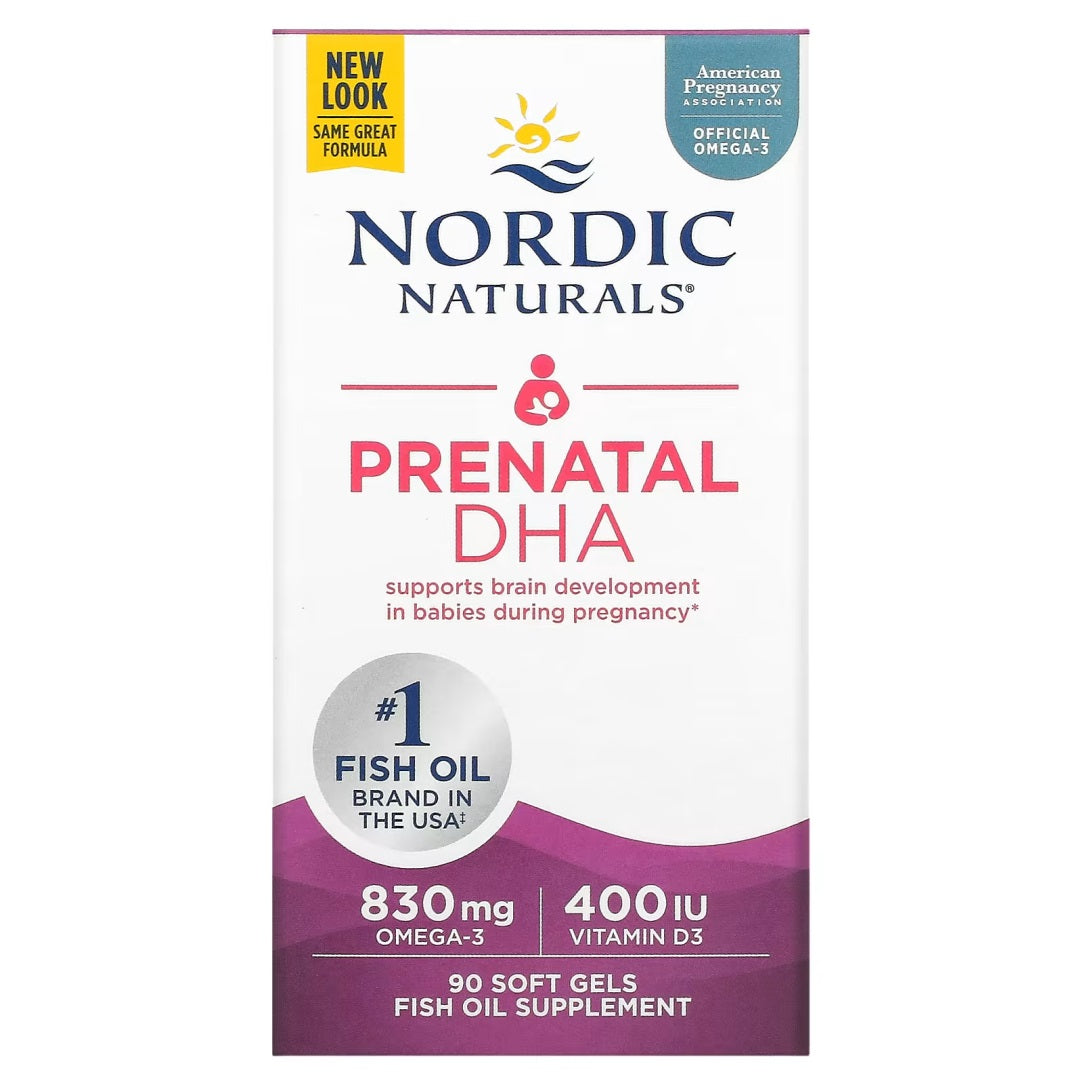 Nordic Naturals Prenatal DHA 90 Softgels