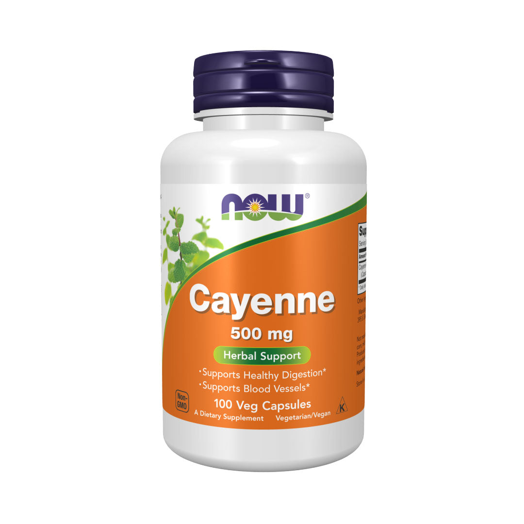 Now Cayenne 500mg 100 Capsules