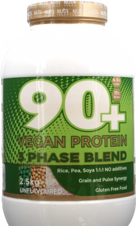 Nutrisport 90+ Vegan Protein Unflavoured 908g
