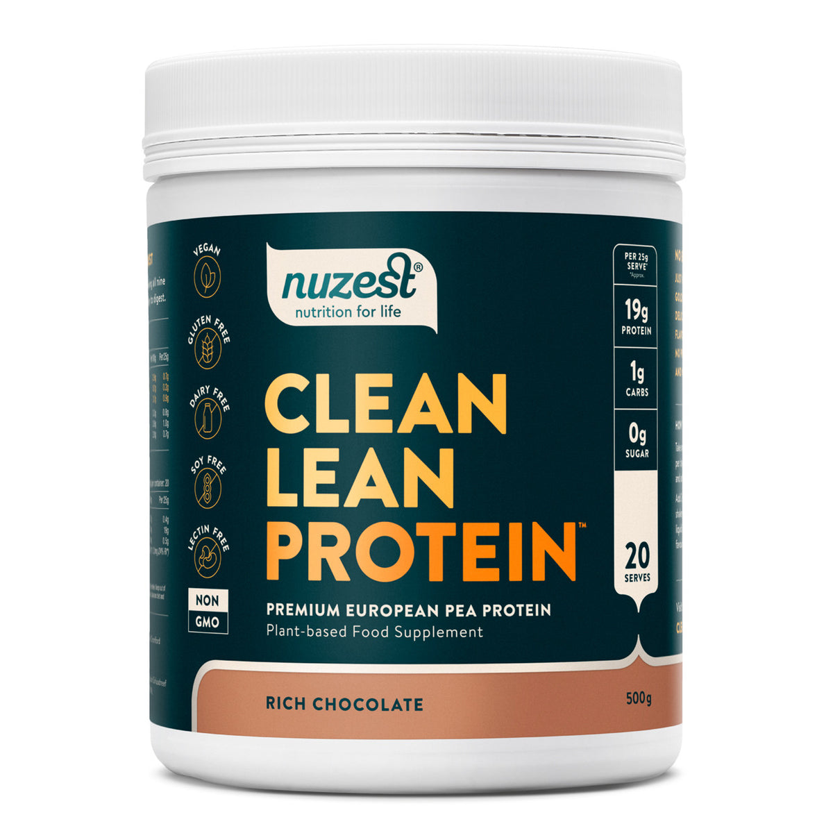 Discount Health Store Nuzest Clean Lean Rich Chocolate Protein 500g
