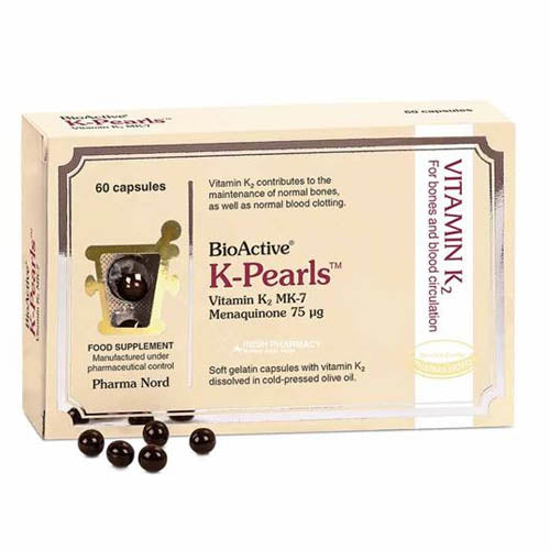 Pharmanord Bio-Active K-Pearls 60 Capsules - Half Price