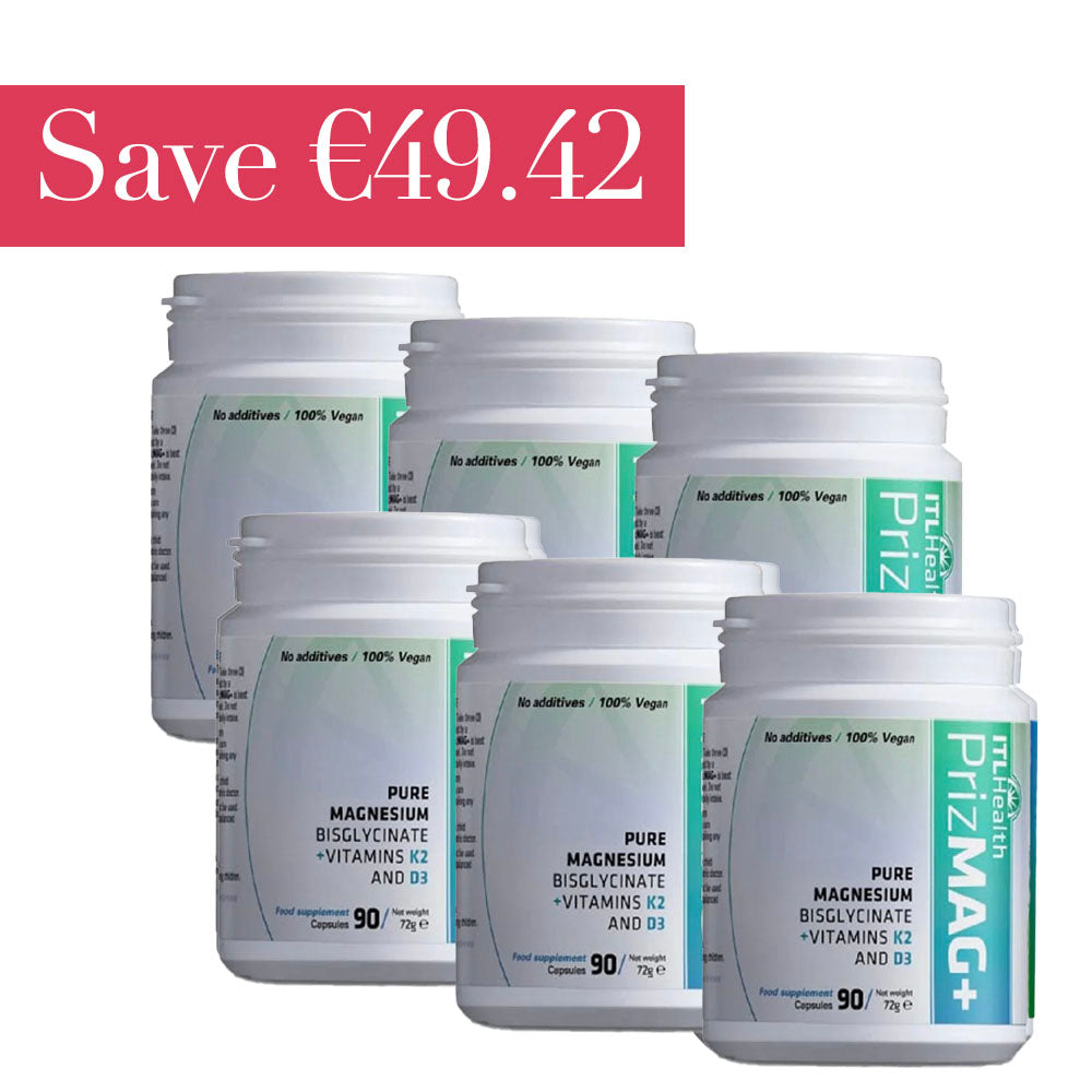 PrizMag Plus 90 Capsules x6 Bottles - Save €49.42